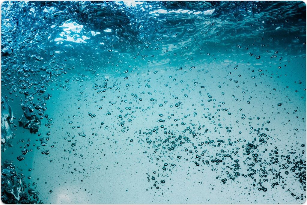 Küchenmatte 140x210 cm Vinylmatte Bodenmatte Dekoration - Spritzen Wasser