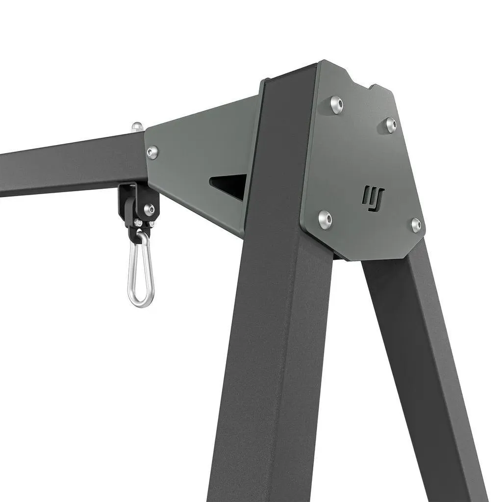 Balançoire simple pour petit jardin MO-012 avec support stabilisé