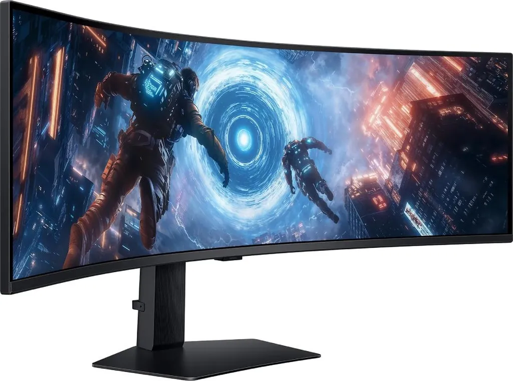 Samsung LS49FG916EUXEN 49IN VA CURVED 1000R 32:9 DQHD (5120x1440) 350 cd/m2 HDR600 1ms GtG 144hz QLED 2xHDMI 2.1 1xDisplayPort 1.4 USB G-Sync HAS - Fl