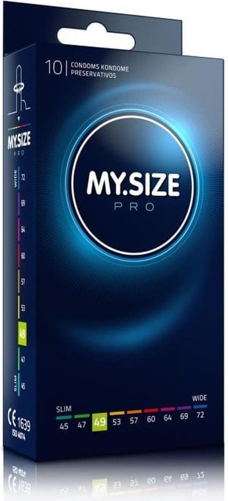 My Size PRO, Prezerwatywy 49mm, 10 sztuk Zdjęcie produktu 