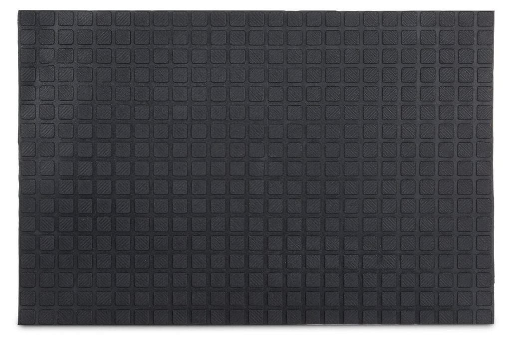 Zerbino Relaxdays in gomma, LxP: 60x40 cm, antiscivolo, Immagine del prodotto 