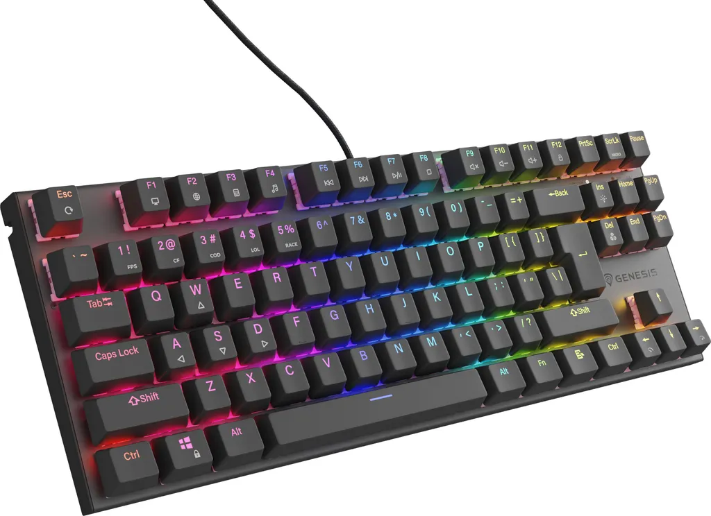 Clavier Gamer Genesis Thor 303 TKL Noir - USB QWERTY US International