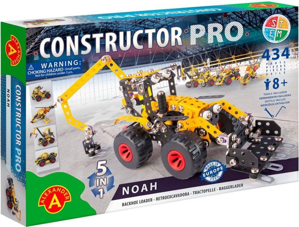 Alexander Toys Constructor PRO – Noah – 434 Teile