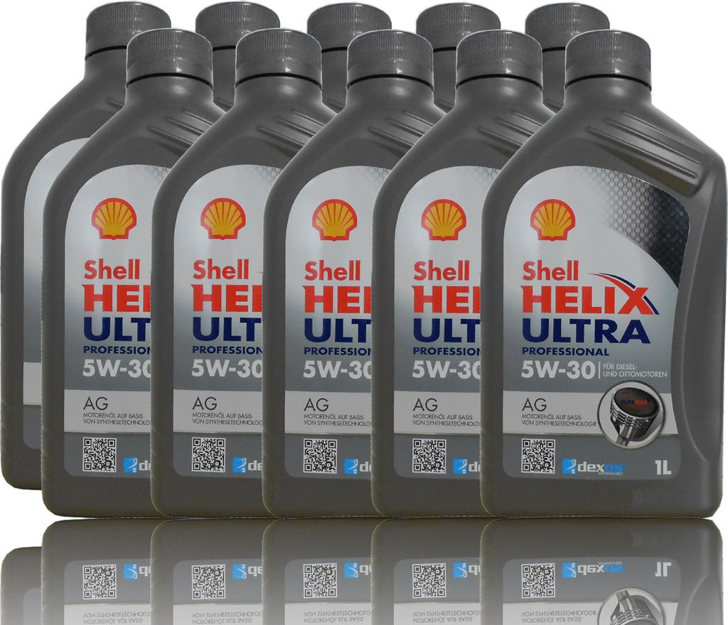 Shell Helix Ultra Professional AG 5W-30 10x1 Liter