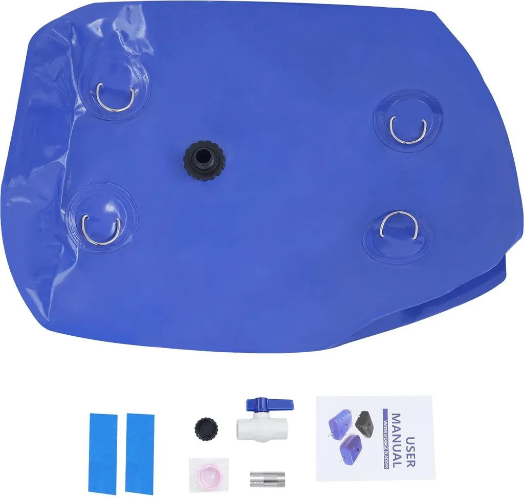 LANUEVA Serbatoio Acqua Pieghevole Da 400L – In PVC 1000D Con Kit Di Riparazione, Per Camper E Irrigazione