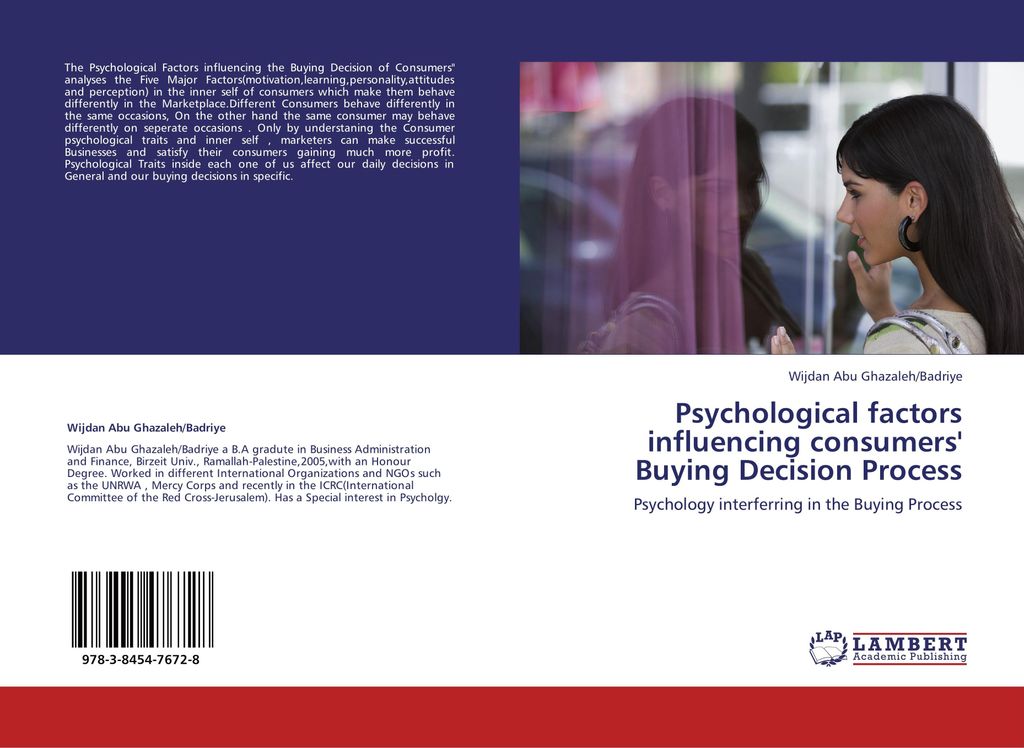 Psychological factors influencing consumers' Buying Decision Process