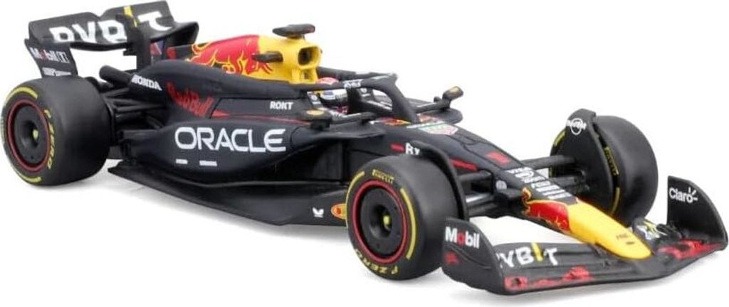 A model of a Red Bull Formula 1 race car.