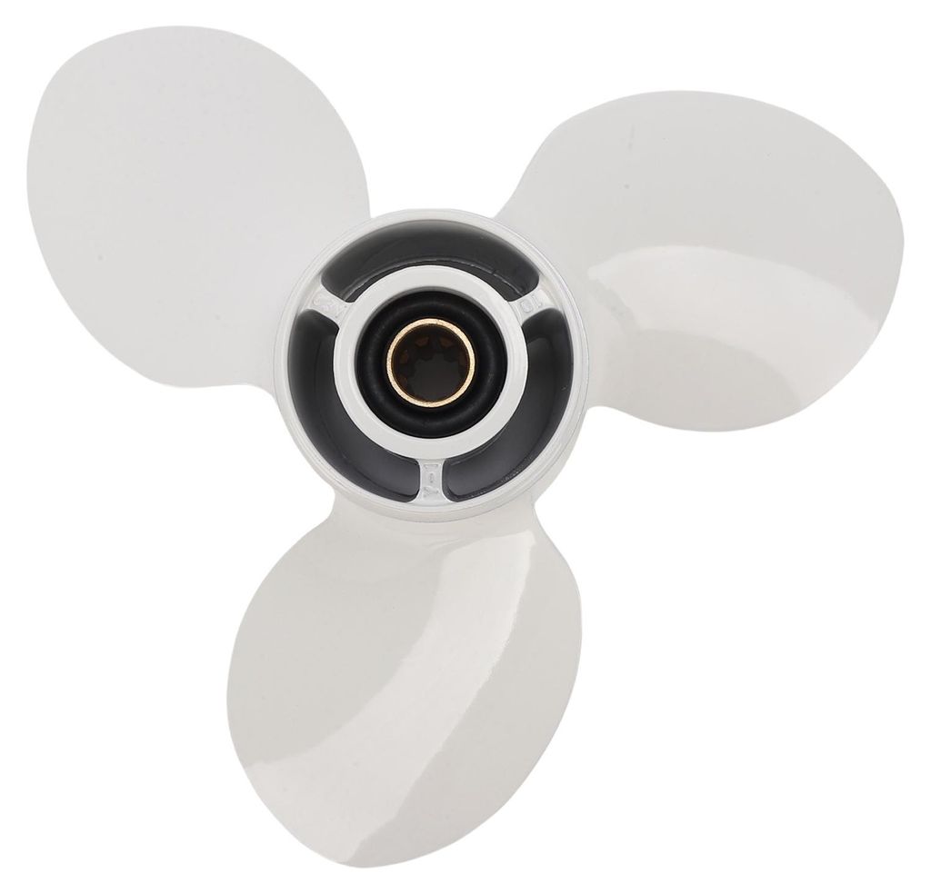 9 1/4x10 Bootsaußenbordpropeller 63V 45952 10 EL Aluminiumlegierung 3 Blätter Ersatz für F9.9 15 20HP 8 Zahn
