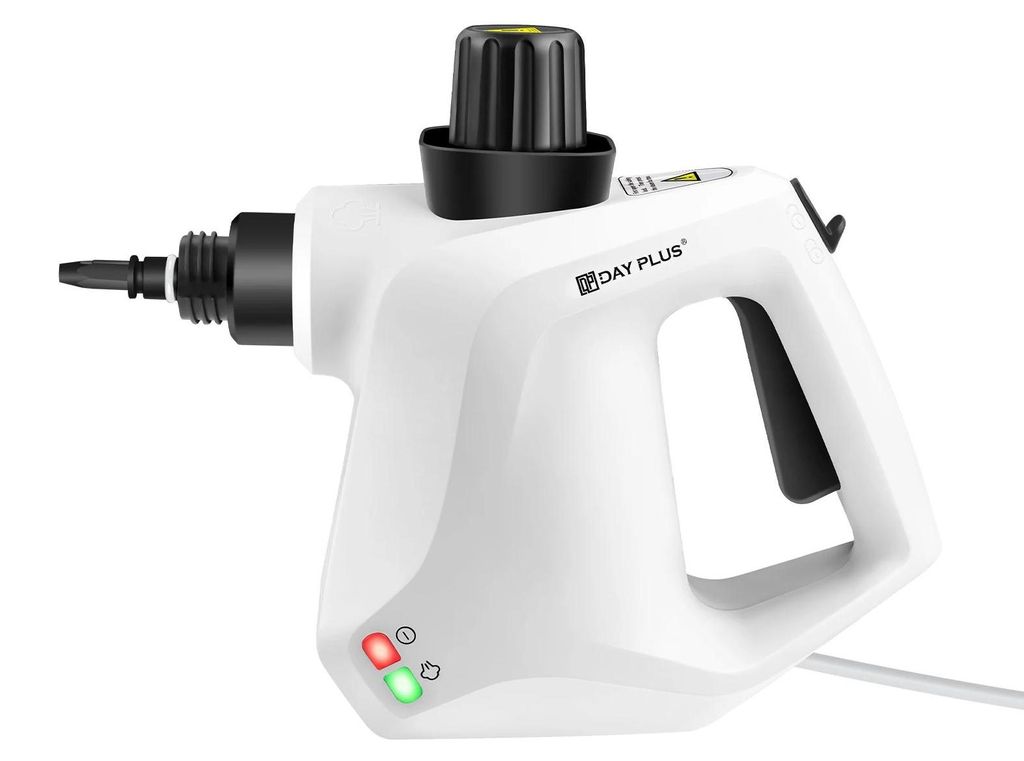 Handdampfreiniger - Tragbarer Dampfreiniger - 3800 W - 400 ml Tank - 220–240 V - IPX4 - Für mehrere Oberflächen - Weiß