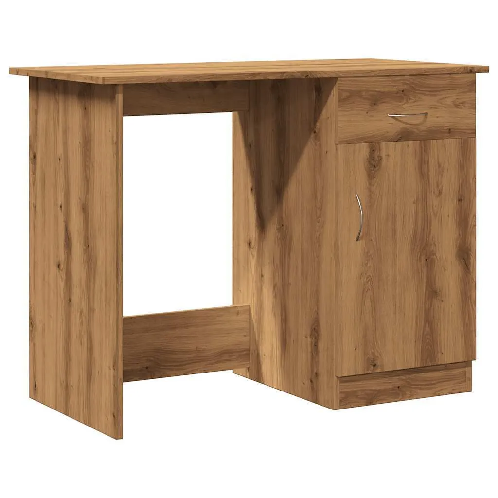 Scrivania Moderna Rovere 100x50x76 cm - Design Minimalista Ufficio
