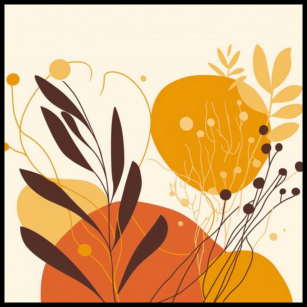 Plakat 100x100cm Waldgeflüster