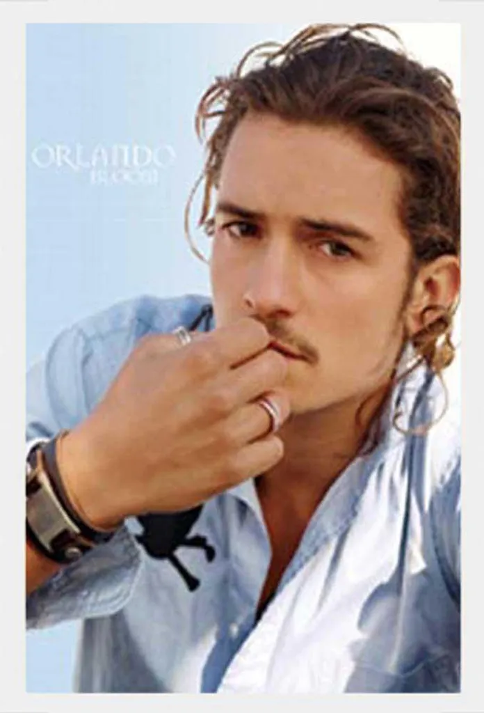 Quadro Orlando Bloom Blu Cornice Shinsuke Maxi Bianca Vetro Acrilico