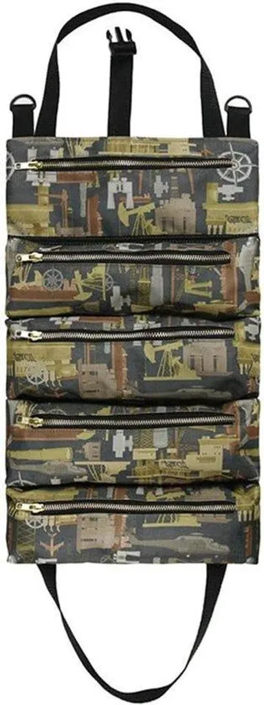 Grand sac multifonction en toile camouflage pour matériel d'escalade pro