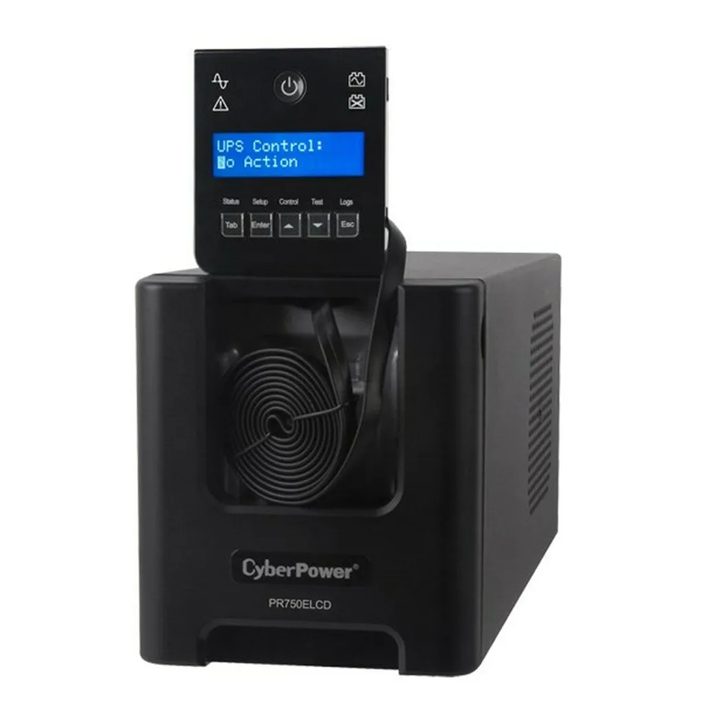 Onduleur 675W CyberPower PR750ELCD à Sortie Sinusoïdale Pure LCD