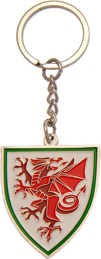 FA Wales - Schlüsselanhänger Wappen TA10144 (Einheitsgröße) (Rot/Weiß)