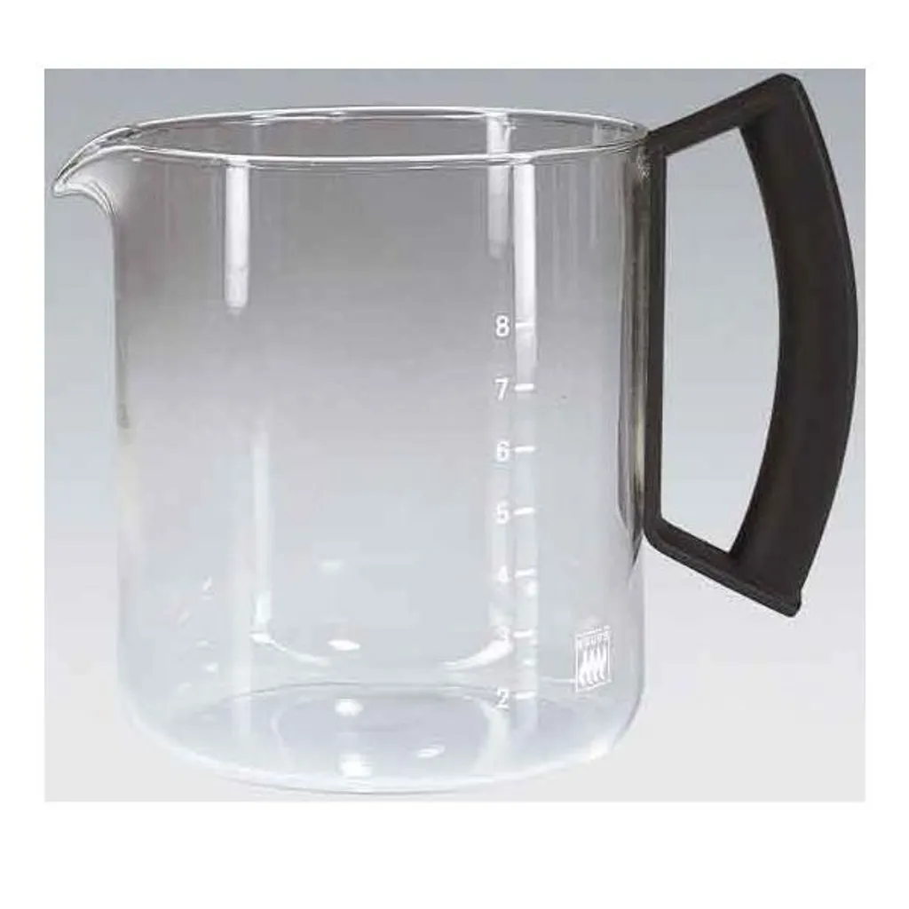 Krups F0464210F Caraffa di Vetro Nera per Macchina Caffè T8 468