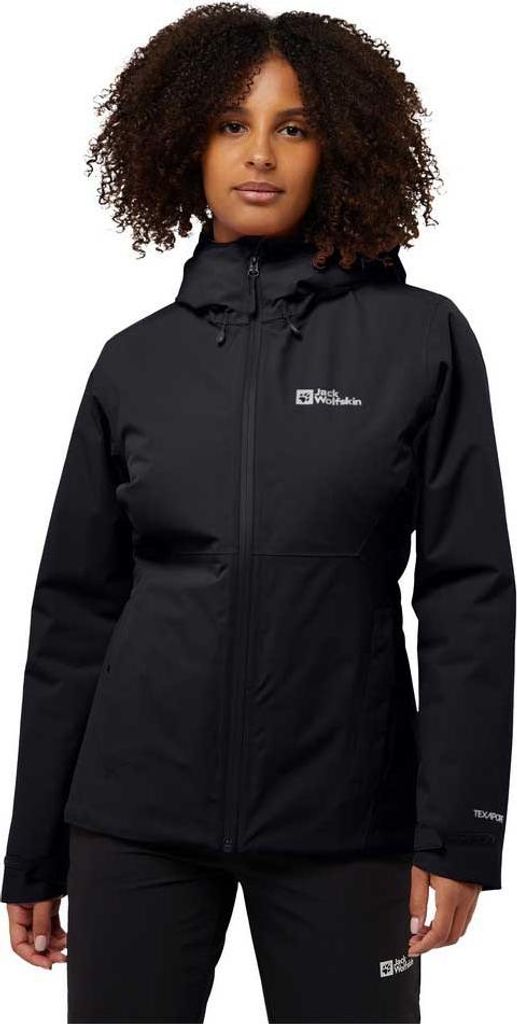 Jack Wolfskin Wisper Ins Jacke Schwarz S Frau Schwarz S