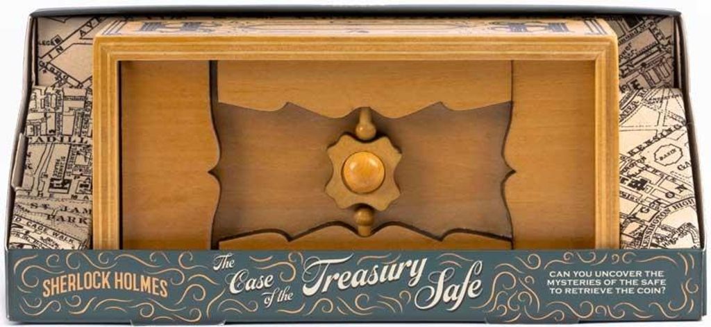 Asmodee Puzzle-Spiel Sherlock Holmes Treasury Safe - Detektivspiel
