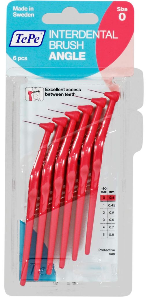 TePe Angle IDB Pink 0,4, 5 St. Interdentalbürsten Produktbild 