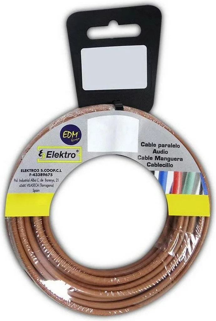 Filo Elettrico 2.5 mm Marrone 20m - Alta Sicurezza Antincendio