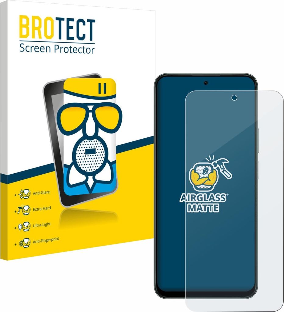 BROTECT Entspiegelungs Schutzglas für Honor X7d 5G Schutzfolie Panzer Folie Glas Display Schutz matt