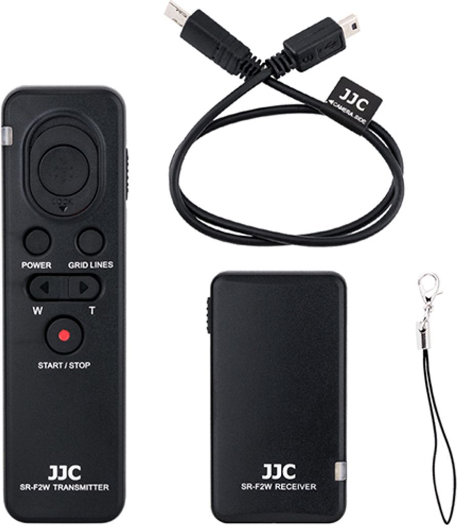JJC SR-F2W, RF Wireless, Czarny Zdjęcie produktu 