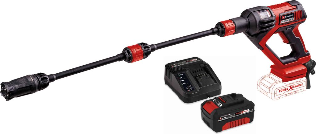 EINHELL Akku-Druckreinigerpistole HYPRESSO 18/24-1 Kit (1x 4,0 Ah)