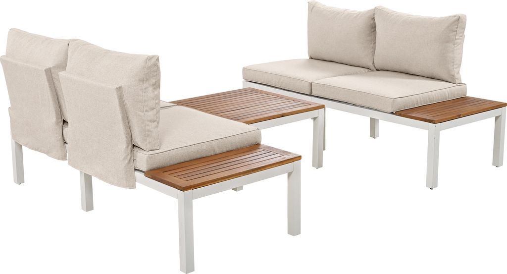 Merax Gartenlounge-Set aus Akazienholz, 3-tlg.Gartenmöbel Produktbild 11