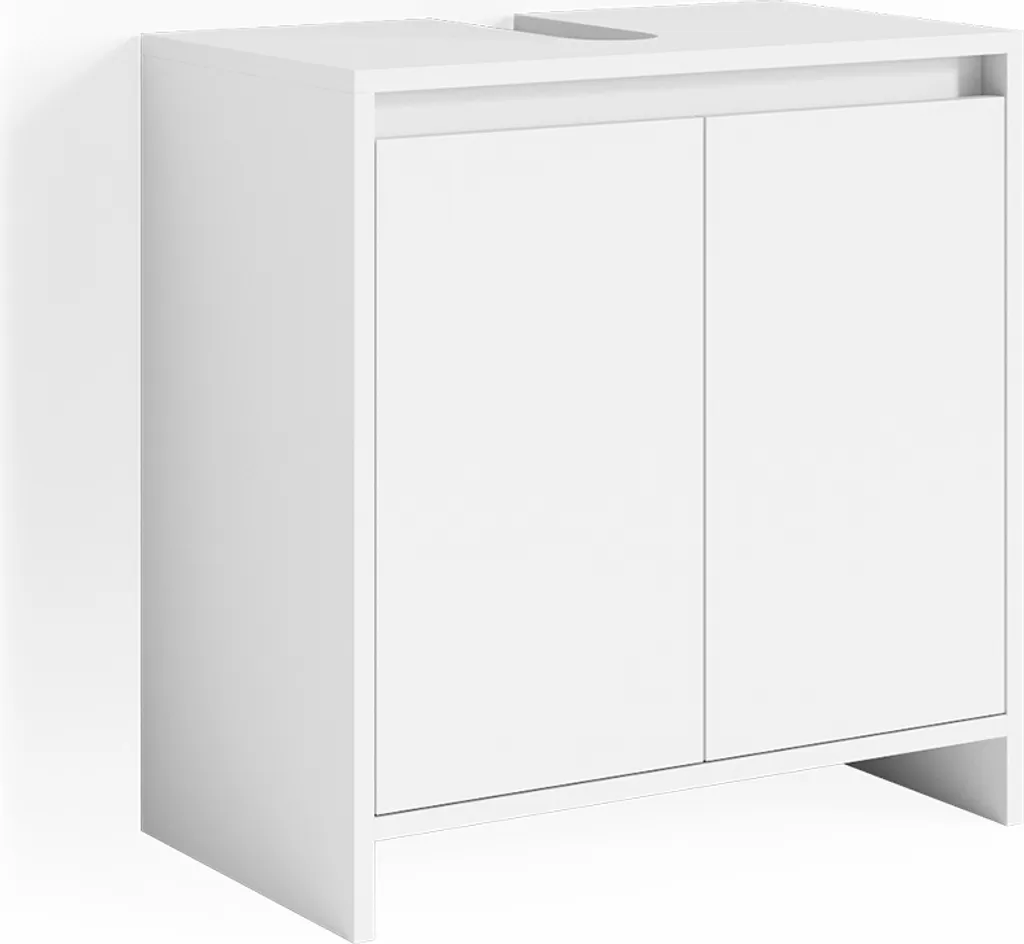 Mobiletto Bagno Emma Vicco Bianco 60cm | Design Moderno Sottolavabo