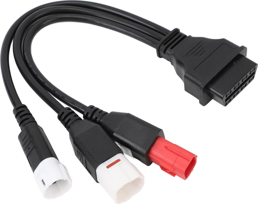 3 in 1 Motorrad OBD-Diagnosekabel 16Pin zu 3PIN 4PIN 6PIN Stabile Übertragung für CB125F CBR500R