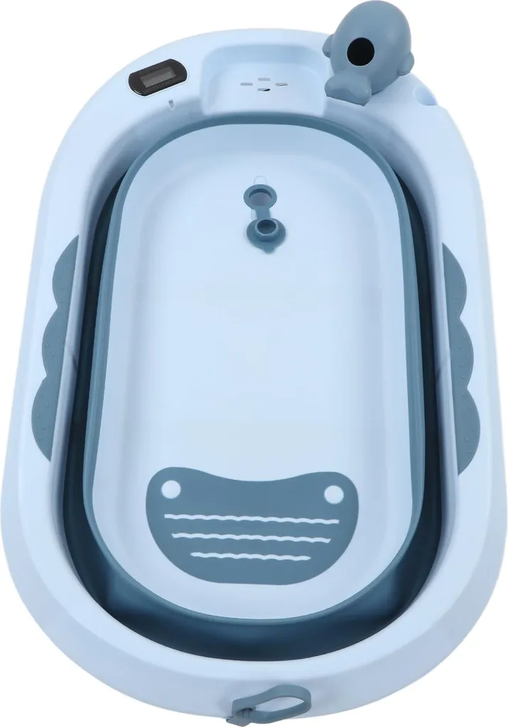 Baignoire bébé pliable gain de place avec affichage température LCD - 4