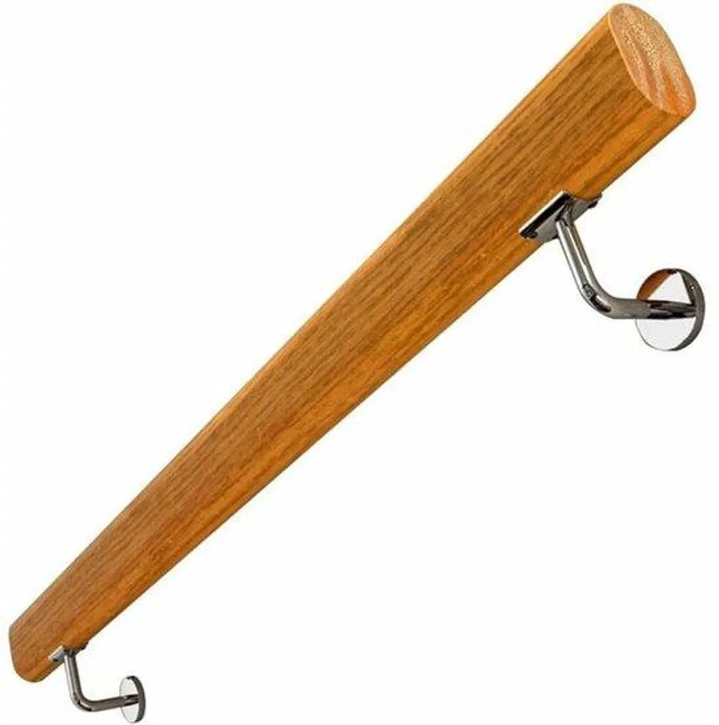 Seuil bois 30 cm à 2 points de fixation - Design naturel et robuste