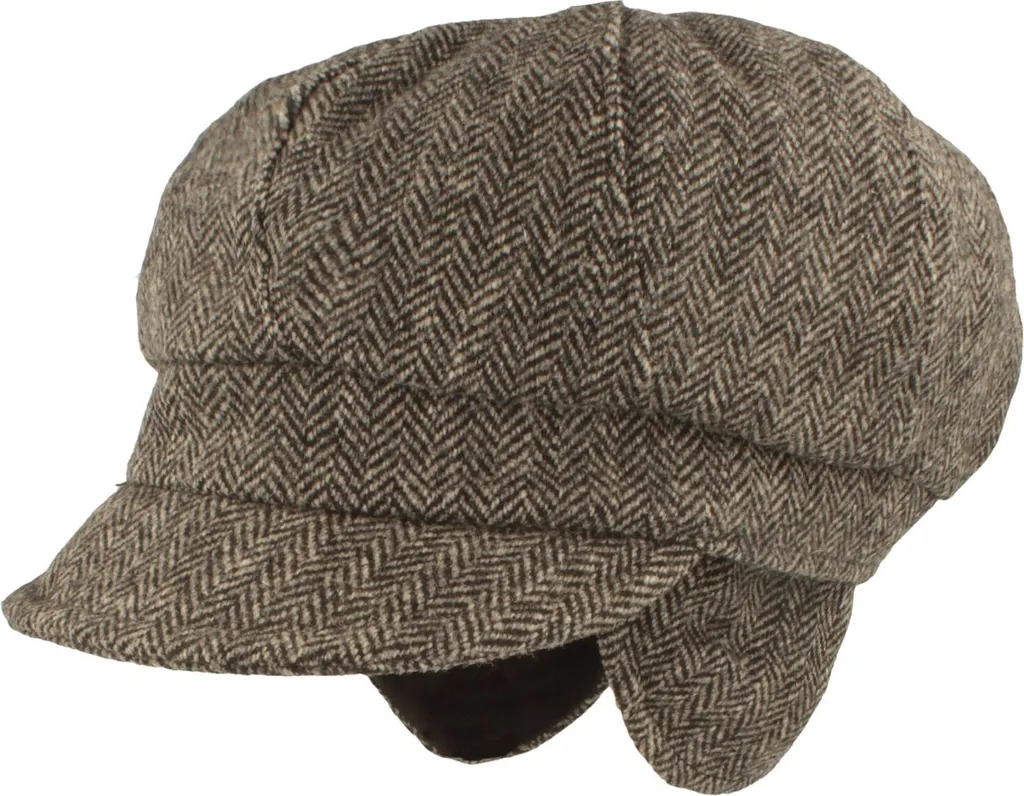 Hut-Breiter Cappello Newsboy Lana Spina di Pesce | Accessorio Uomo Top