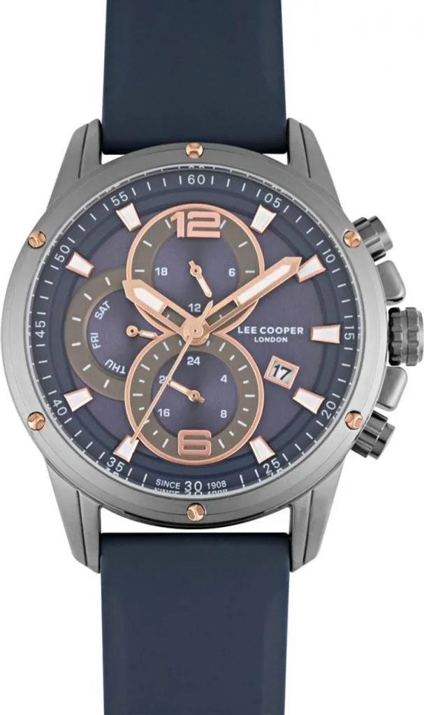 Montre Homme Lee Cooper LC07423.099 Bleu Foncé - Design Tendance Chic