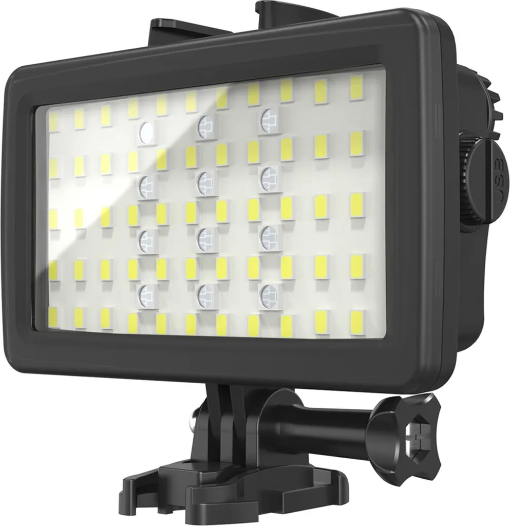 Lampe RGB Subaquatique CRI95+ Étanche 40m avec 8 Modes pour Sportif