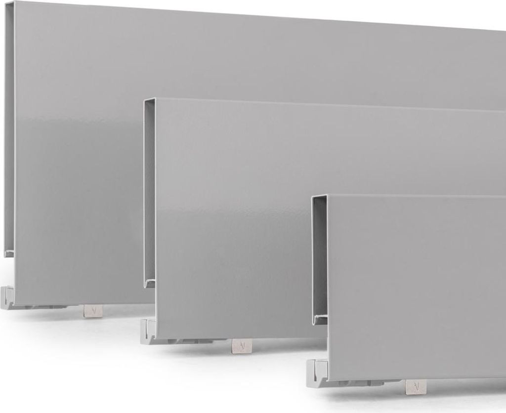 Porte-assiettes Orderbox pour tiroir- 90x470 mm- Gris Image du produit 