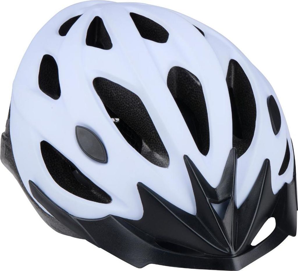 Dunlop Fahrradhelm Ø55–58 cm – Helm Fahrrad Damen und Herren – Fahrradhelm Leicht mit Belüftung und Kinnriemen – Radhelm Weiß für Allta...