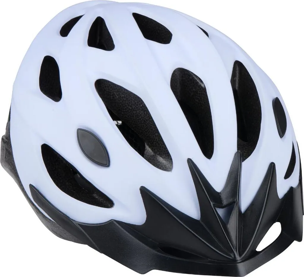 Casque cycliste unisexe blanc taille M Dunlop réglable pour vélo et VTT