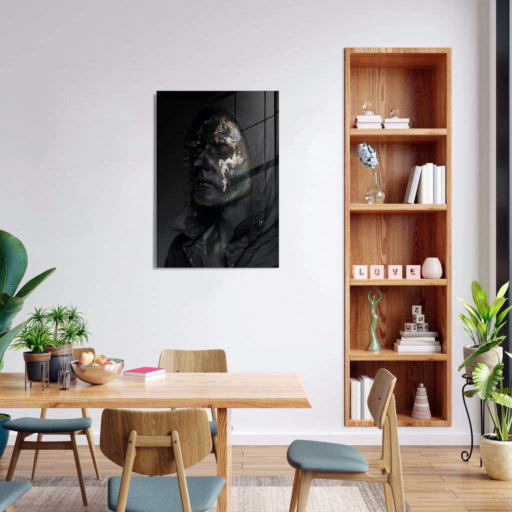 Wallity, UV-519 - 50 x 70, Dekorative Malerei aus gehärtetem Glas, Mehrfarbig, 100 % gehärtetes Glas, 50 x 70 cm