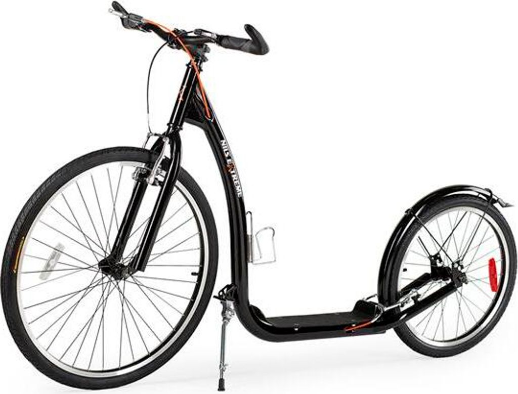 Scooter NILS Extreme WHS261 noir avec roues gonflables Image du produit 
