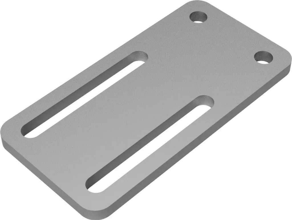 Piastra di Serraggio SUPROD M10 40mm Zincata per Bulloni a U LW 41-121mm