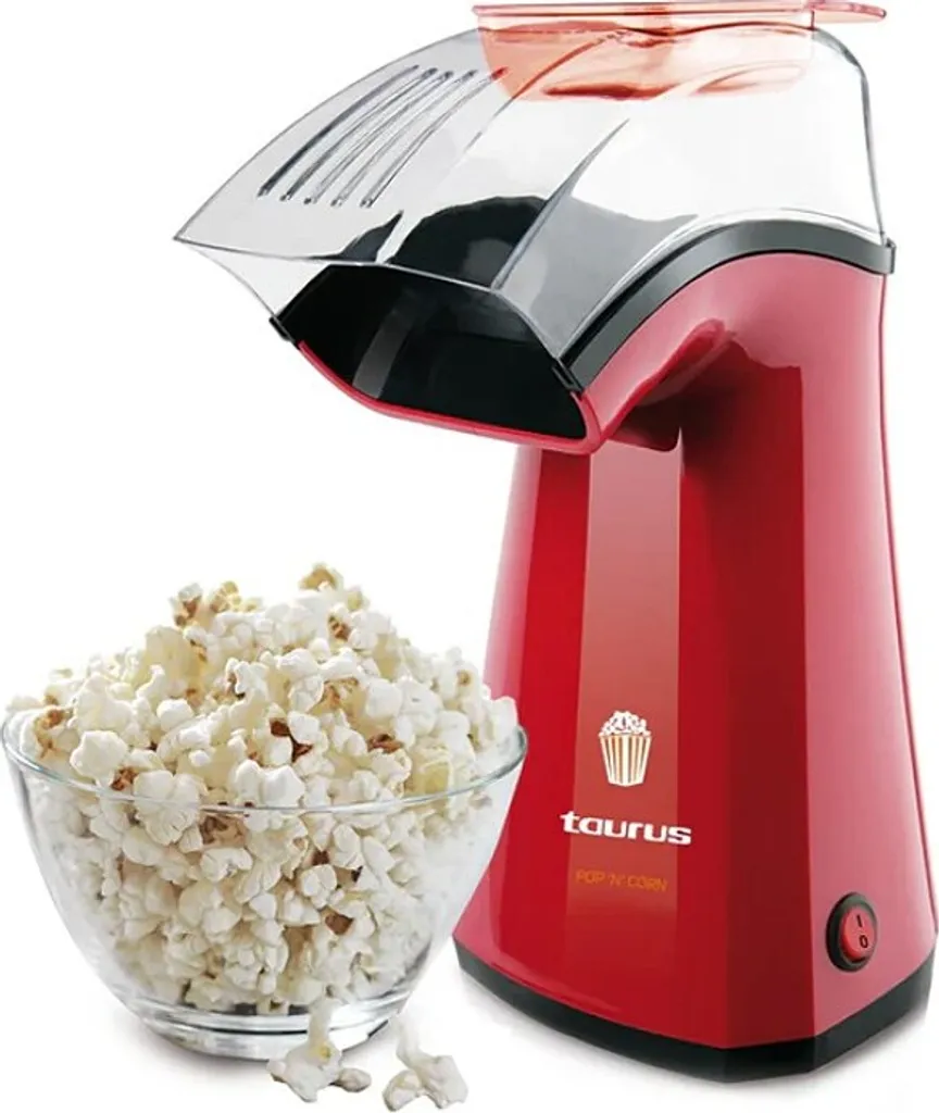 Macchina Popcorn Senza Olio Taurus Pop'n'Corn 1100W 968375000 Prezzo