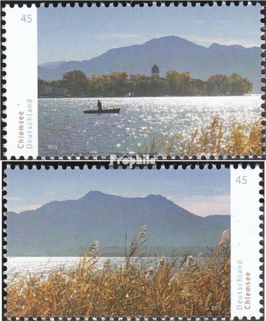 Briefmarken BRD (BR.Deutschland) 2015 Mi 3162-3163 (kompl.Ausg.) gestempelt Schönste Panoramen