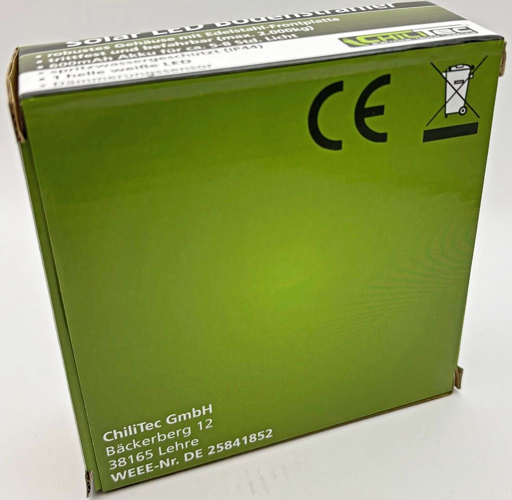 Solar LED Bodenstrahler "CTB-R", rund Produktbild 7