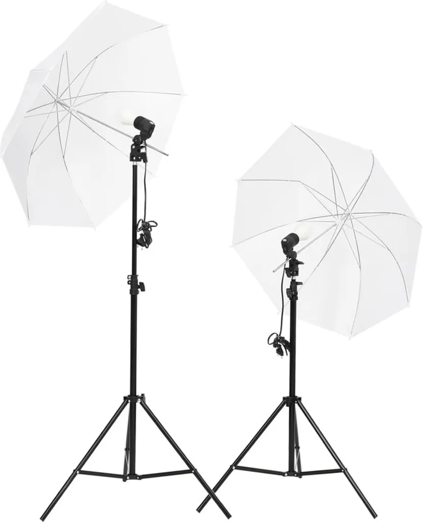 Kit éclairage studio photo LED et arrière-plan 3 couleurs 2x3 mètres