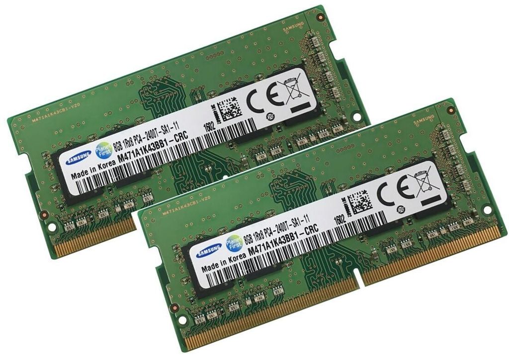Samsung Speicher 16Gb 2x 8Gb Notebook Laptop Ram 2400 MHz PC-19200S DDR4 260Pin