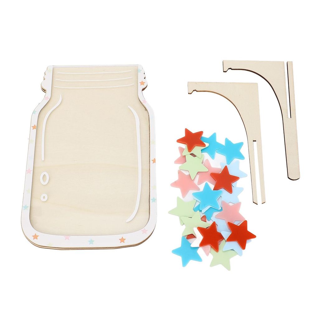 Belohnung Jar für Kinder Massivholz magnetische positives Verhalten Incentive Kleinkinder Töpfchen Training Belohnung Jar für Schule Klassenzimm...