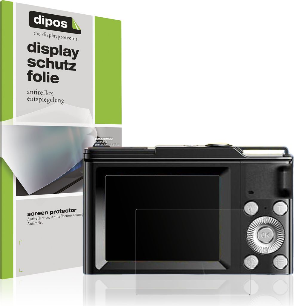 4x Schutzfolie für COLALY DC01 Digitalkamera matt Displayschutzfolie Folie Display Schutz dipos