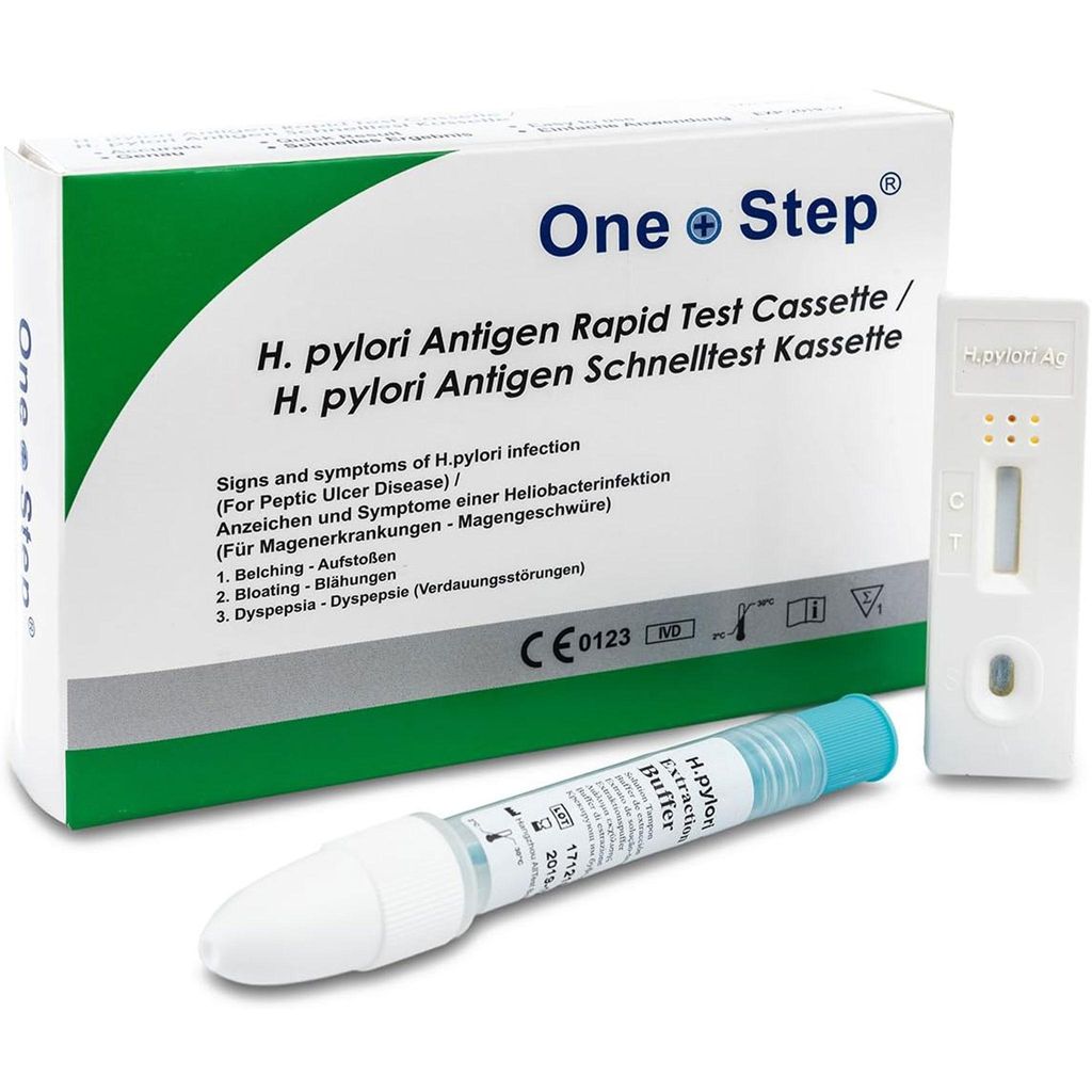 One+Step Helicobacter Pylori Magenkeim Test - 2 Stück