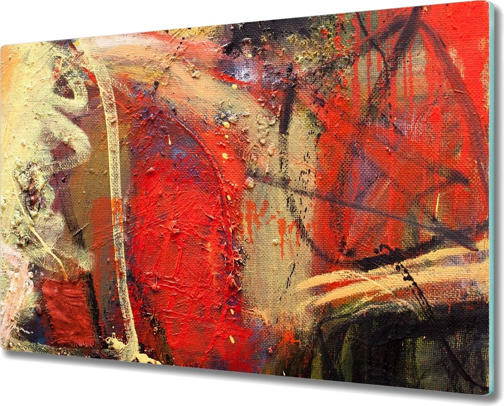 Coloray Kochplattenabdeckung Herdabdeckplatte 80x52 cm Hackbrett Schneidebrett Küchenbrett - Öl